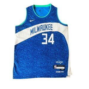 Nike Giannis Antetokounmpo Bucks City Connect Jersey Youth L 🏀